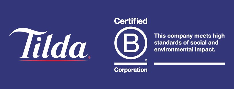 Tilda certified B CORP
